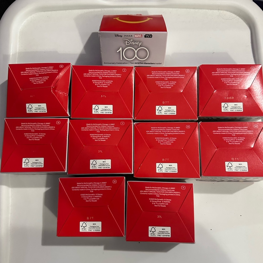 McDonald’s Disney 100th Anniversary Collectible Box Set